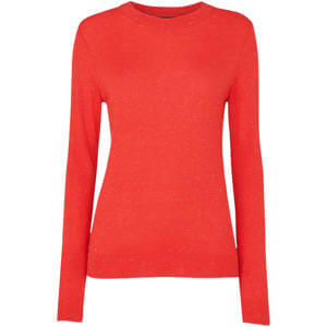 Whistles Red Annie Sparkle Crew Neck